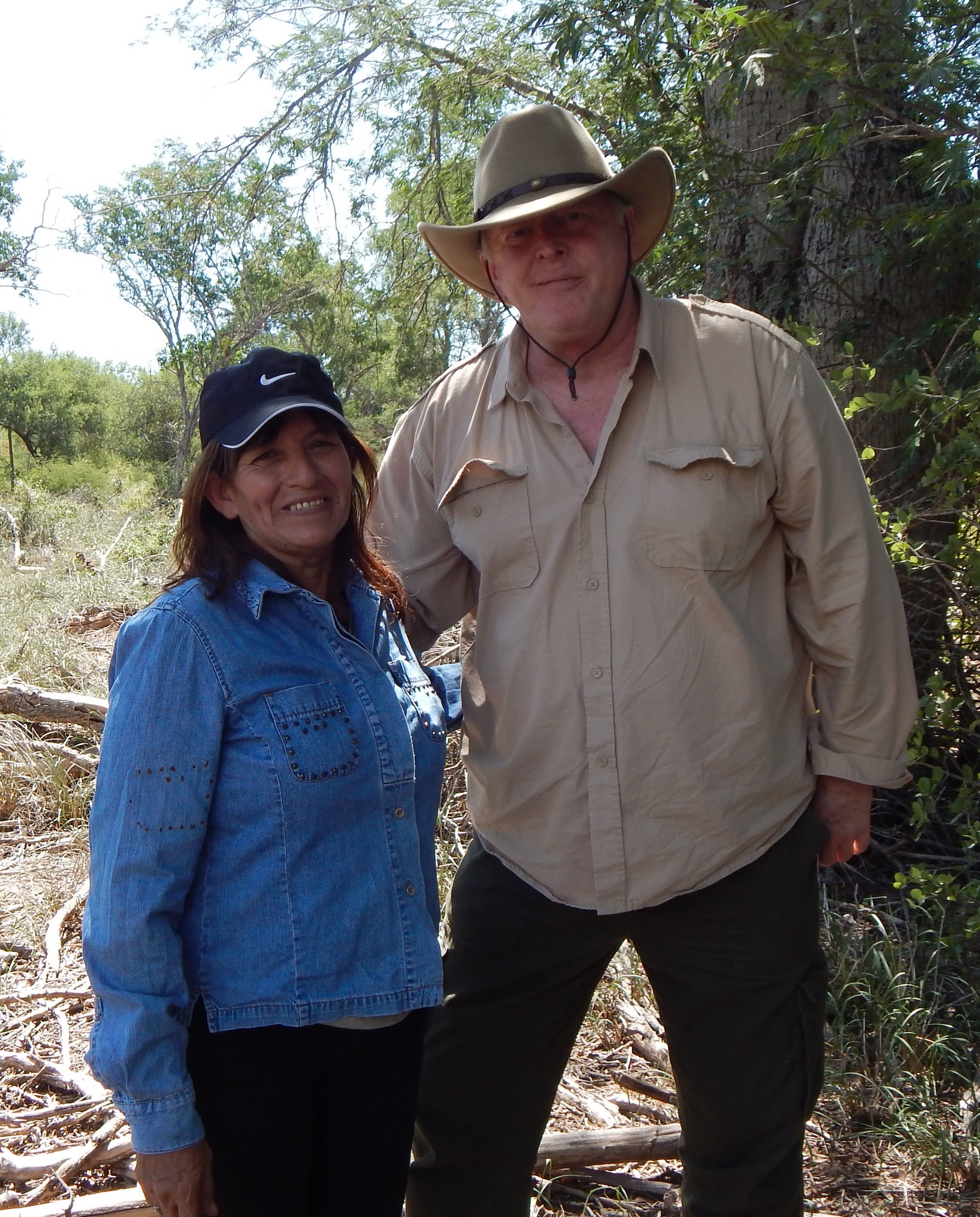 Lucía and Solidaridad Executive Director, Jeroen Douglas