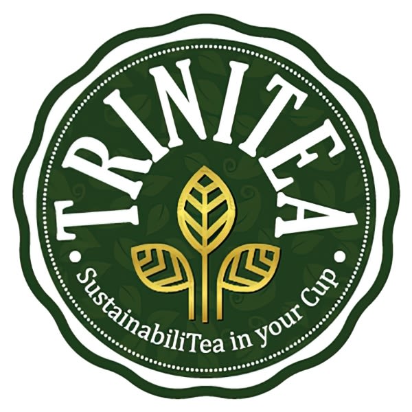 The Trinitea logo indicates that a particular tea is produced in a sustainable manner